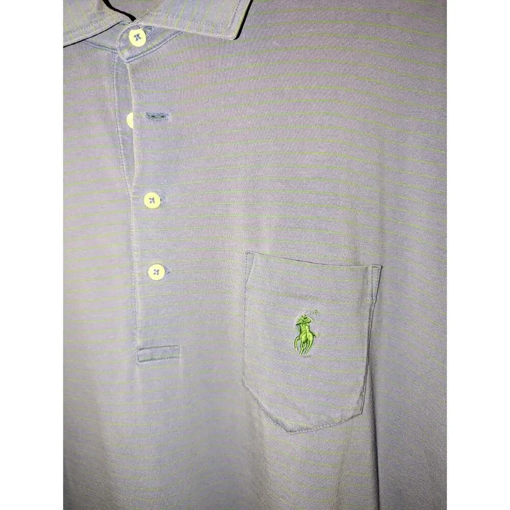Polo Golf Ralph Lauren shirt mens XL Royal Blue Short Sleeve Polo